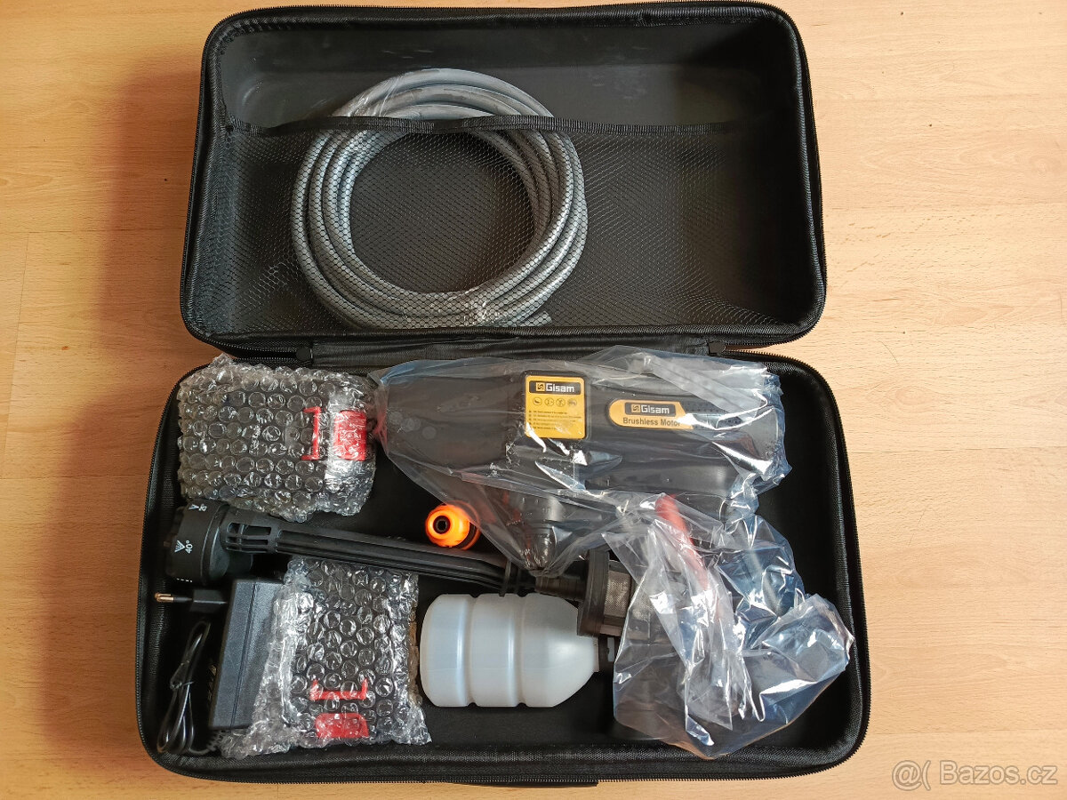 Akumulátorový vysokotlaký čistič (vapka) Gisam