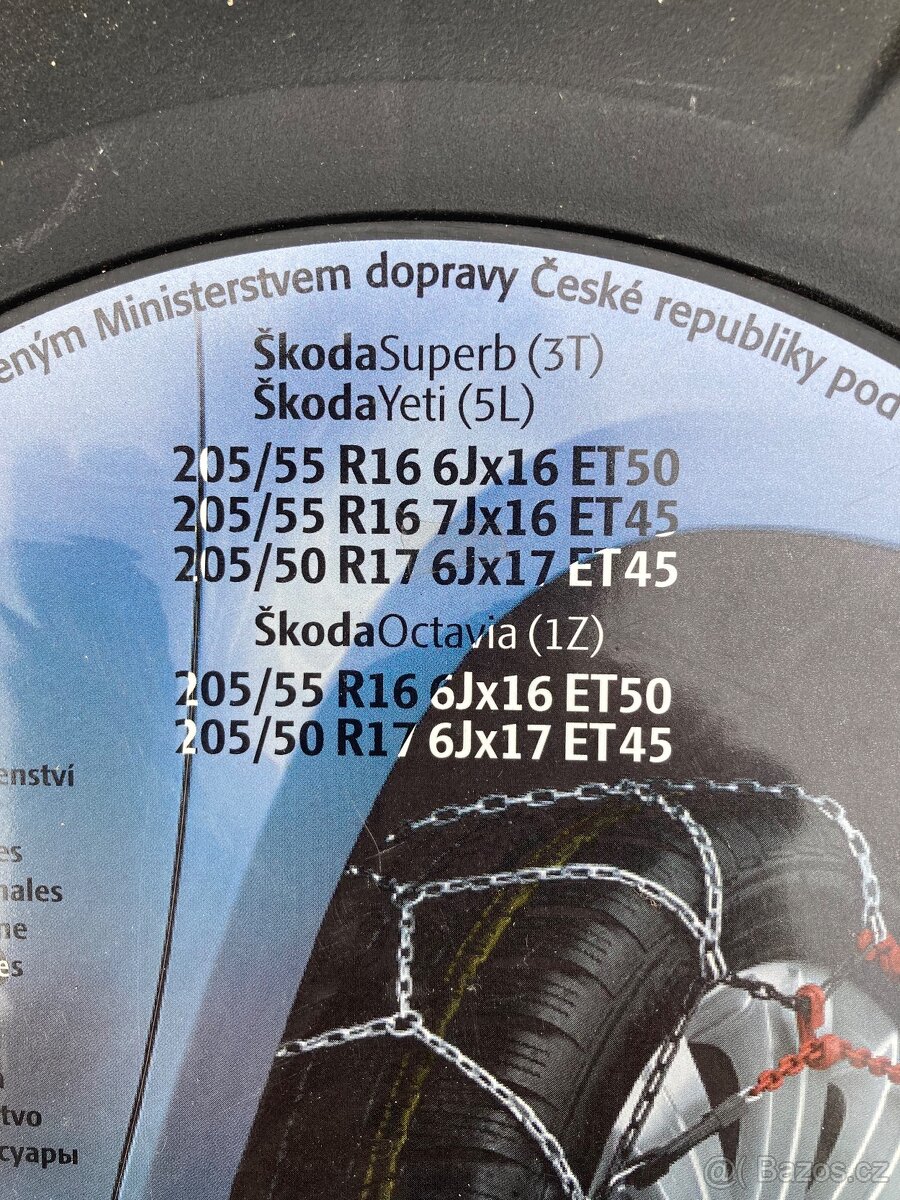 Sněhové řetězy Škoda