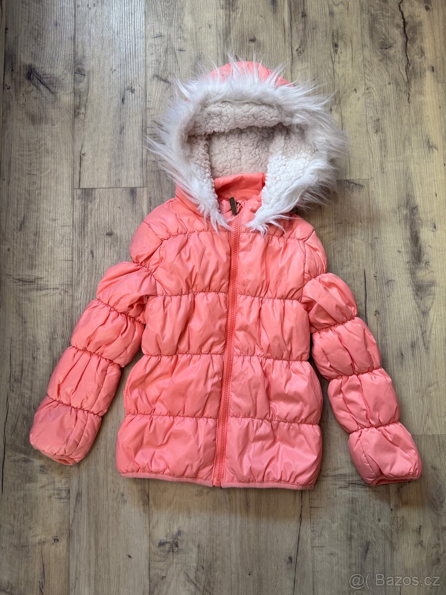 Lewro dívčí prošívaná zimní bunda 116(116/122)