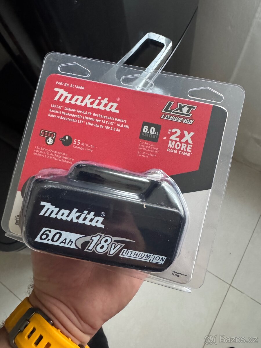 Nové baterie pro Makita 18V 6.0Ah