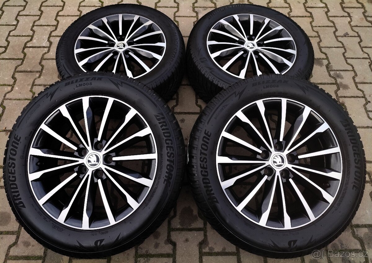 Alu kola originál Škoda Kodiaq 5x112 R18 Trinity