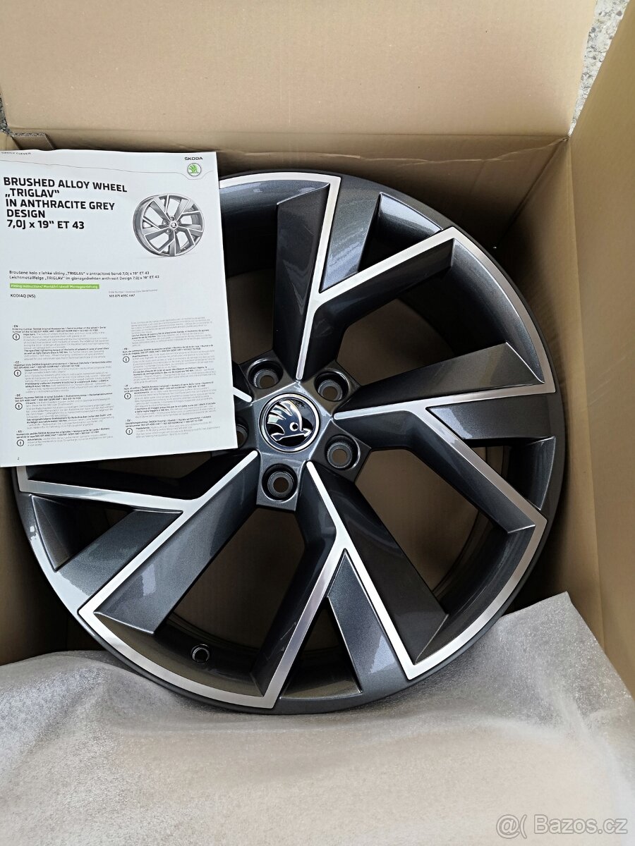 Nová alu kola Triglav 19" Škoda Kodiaq 235/50 R19