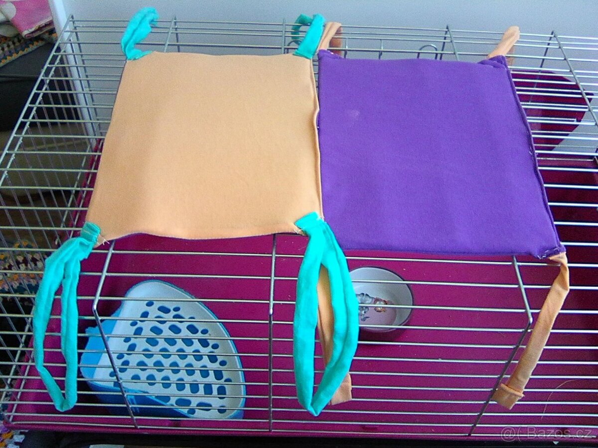 Hamaky-závěsné pelíšky pro potkany ,osmáky,fretky