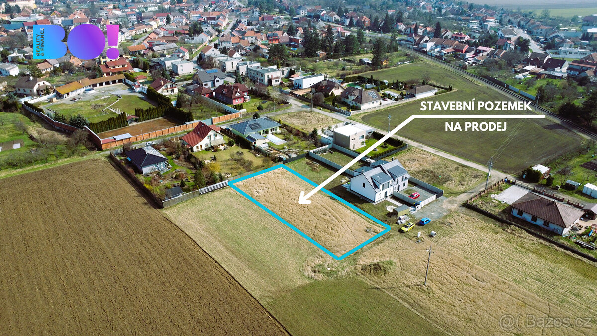 Prodej stavebního pozemku 1402 m² Kostelec na Hané