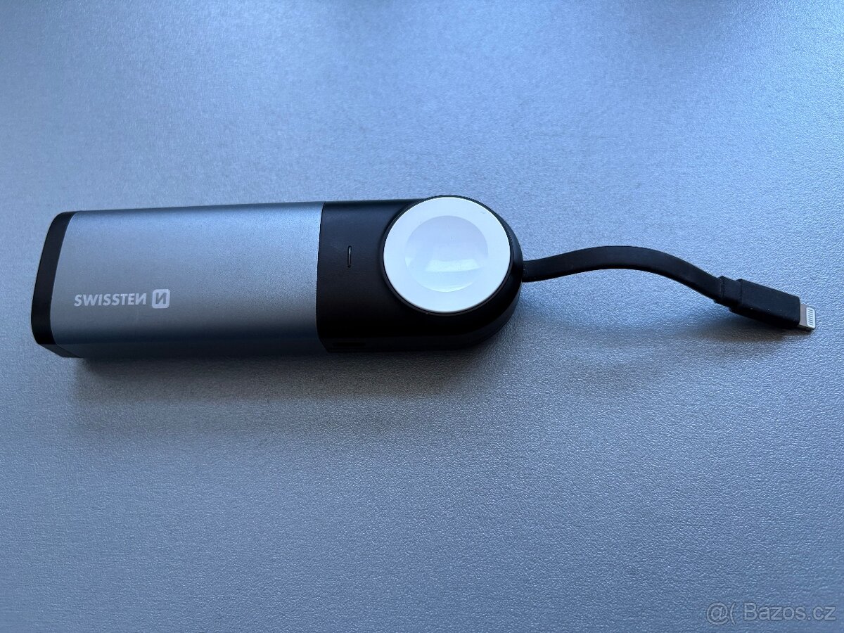 Swissten 2v1 Apple Watch Mfi Power Bank 6700mAh