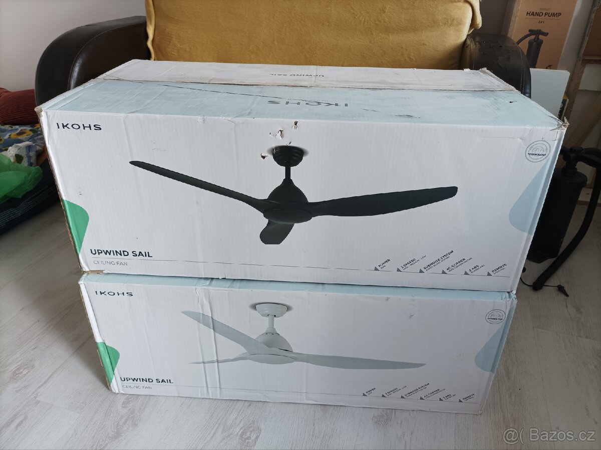 Stropní ventilátor IKOSH s dálkovým ovládáním