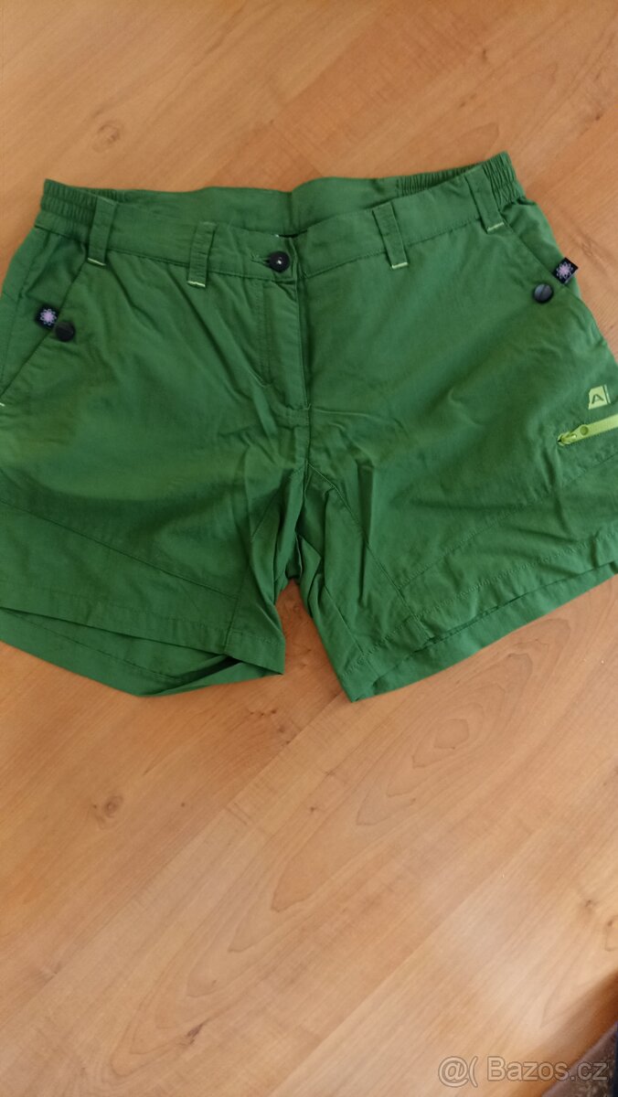 Kraťasy zelené AlpinePro M + triko Adidas
