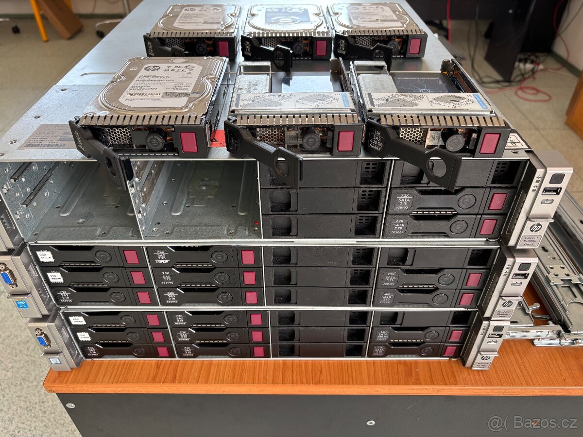 Server HPE ProLiant 380p Gen8 - vhodný pro virtualizaci