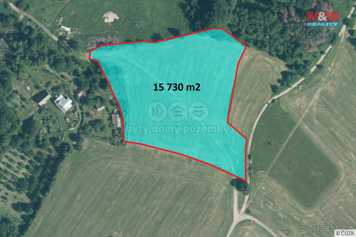 Prodej louky, 15730 m², Rajnochovice