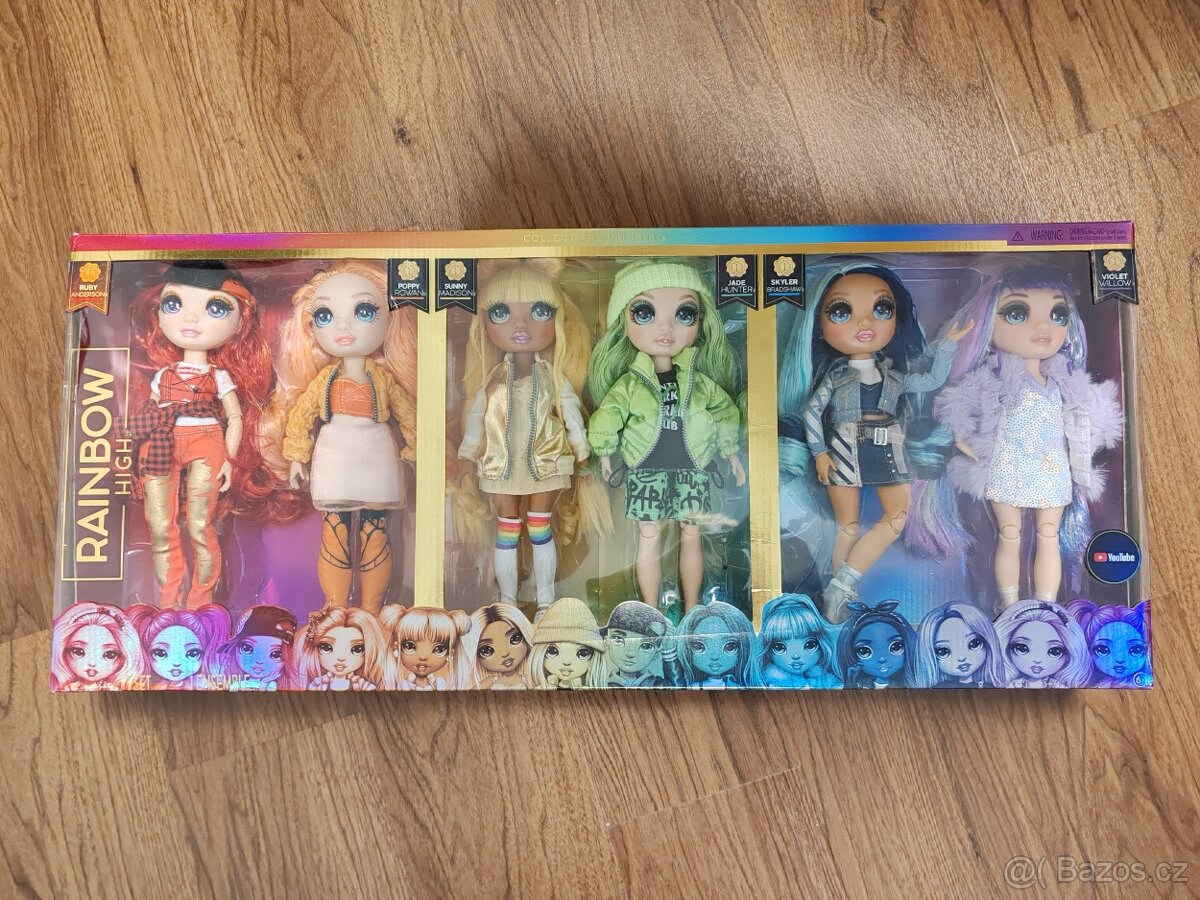 Rainbow high sada 6 panenek