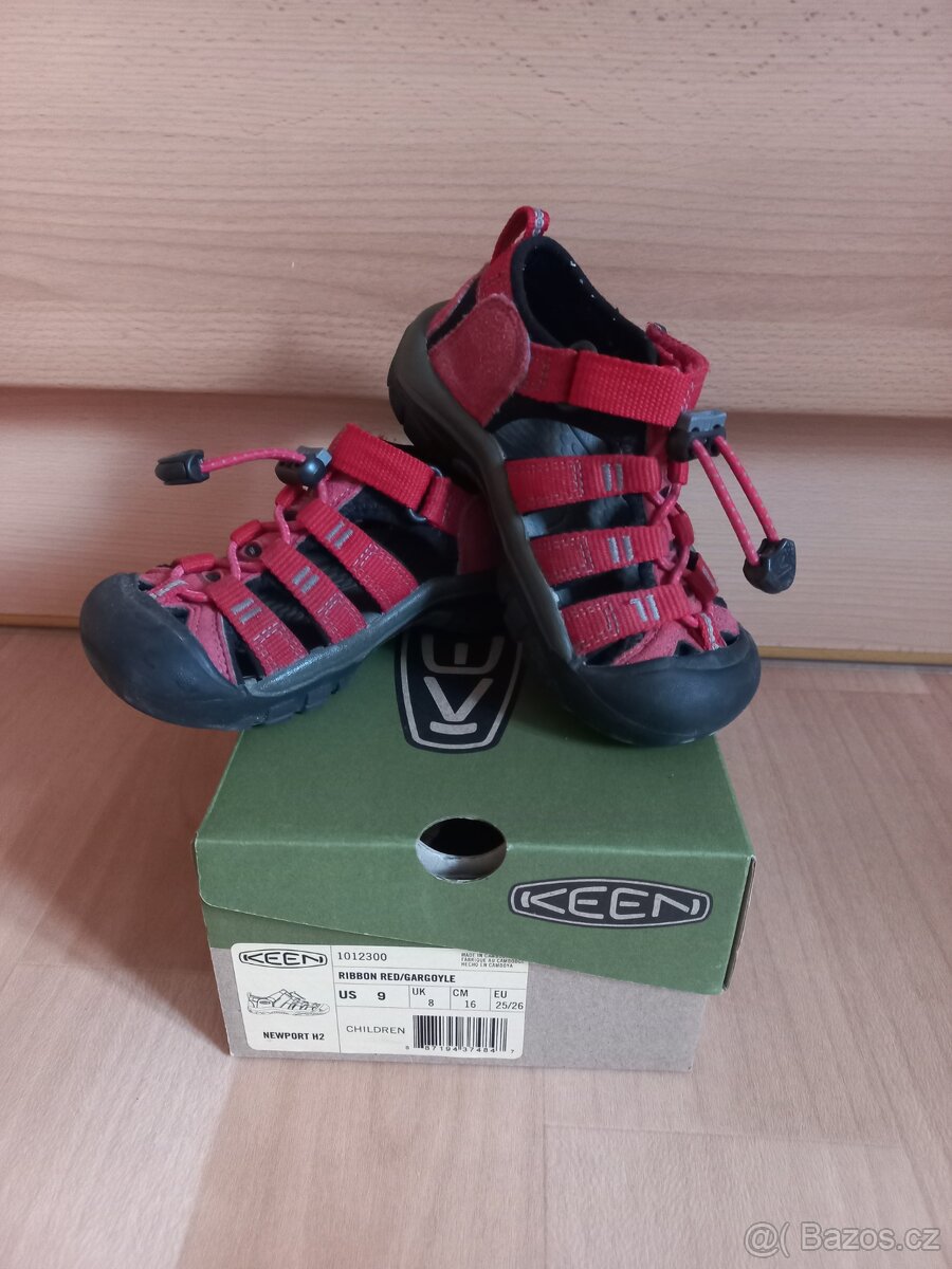 KEEN NEWPORT H2 v.25/26 sandale červené