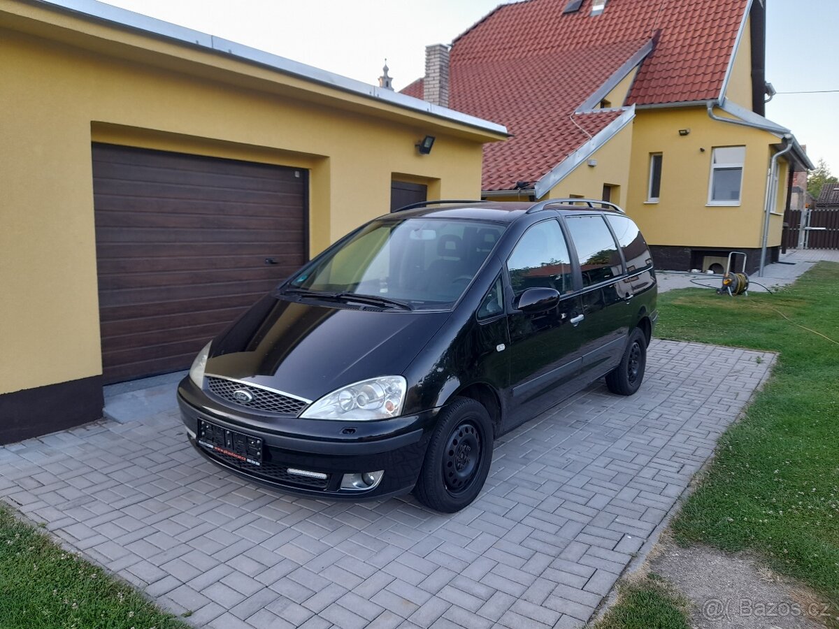 FORD GALAXY 2,0 TDI GHIA,7-MÍST,XENONY,TAŽNÉ
