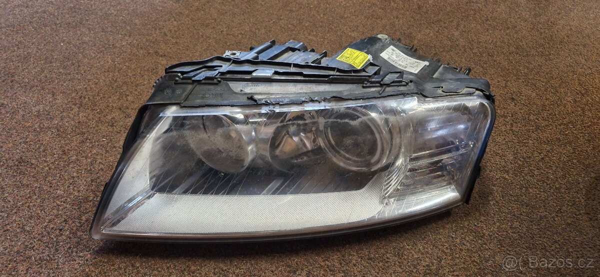 Leve predni svetlo audi a8 4e d3 face lidt bixenon