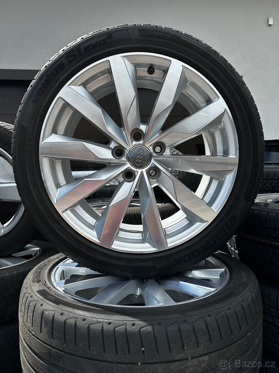 Alu kola 5x112 r18 s letním pneu (24540)