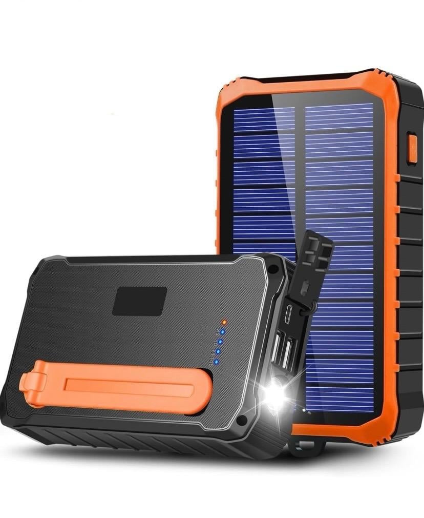 CXYP Solární Power Banka 12000 mAh s ruční kličkou
