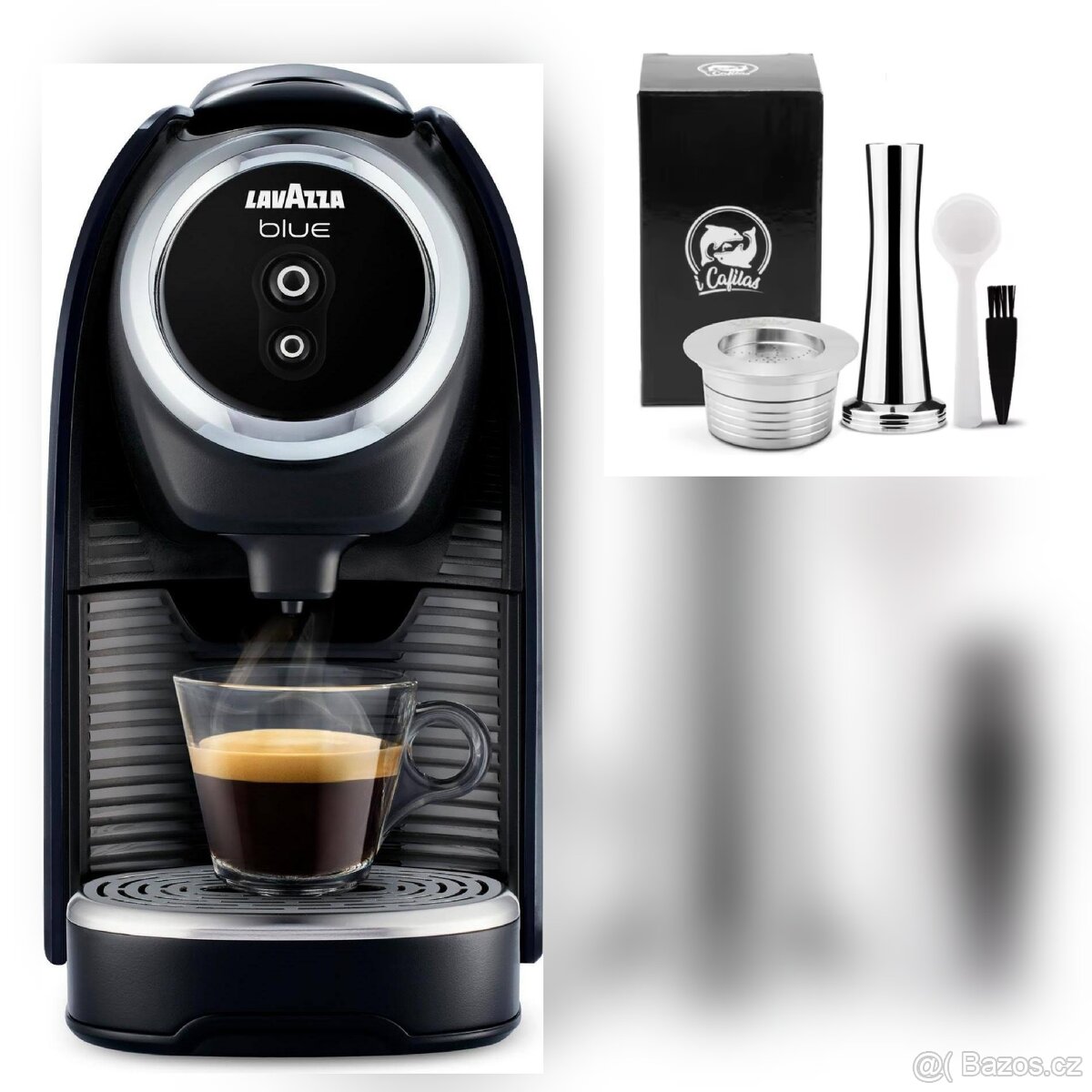 Lavazza Blue 300 Classy Mini kapslový kávovar + reusable set