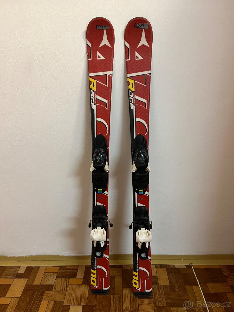 Dětaké lyže Atomic Race 110cm + hůlky
