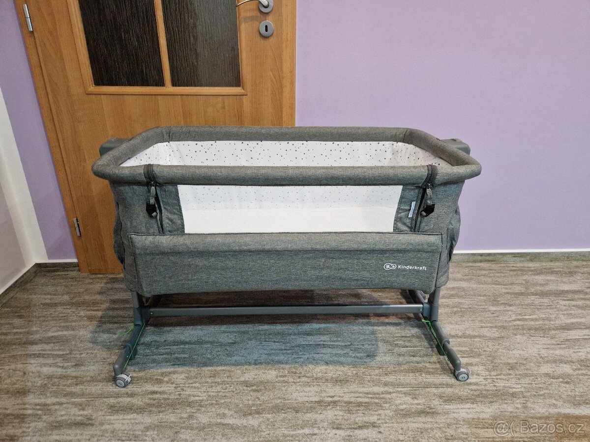 Dětská cestovní / přístavná postýlka KINDERKRAFT 3v1