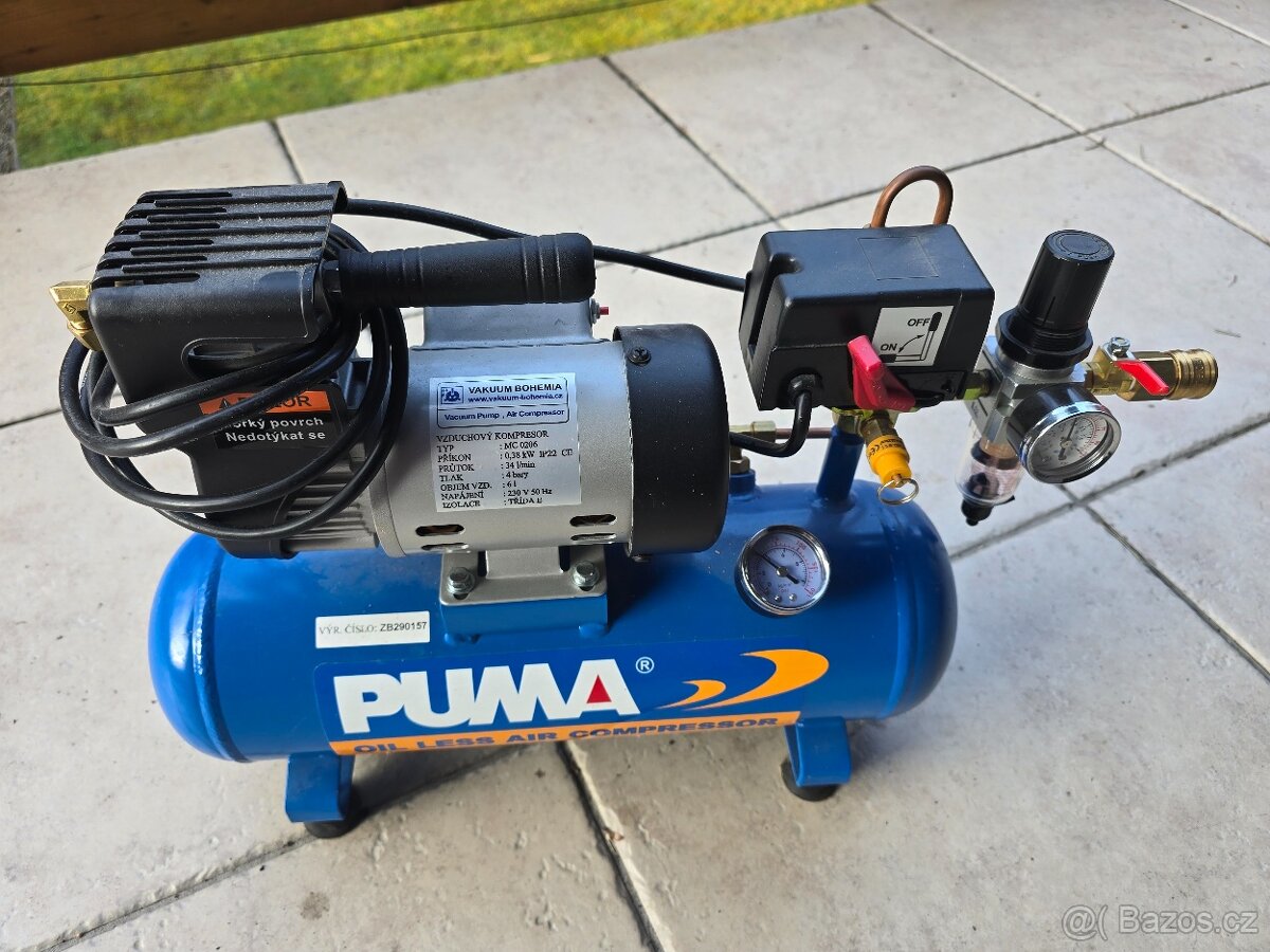 Kompresor potravinářský Puma MC0206, stav nový, odpočet DPH