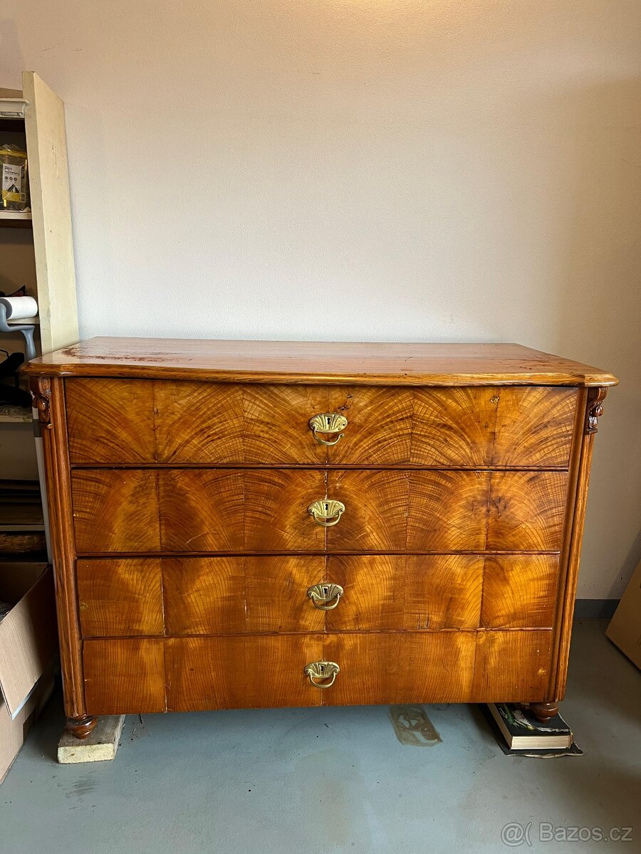 Starožitná komoda empír/raný biedermeier (19.st)
