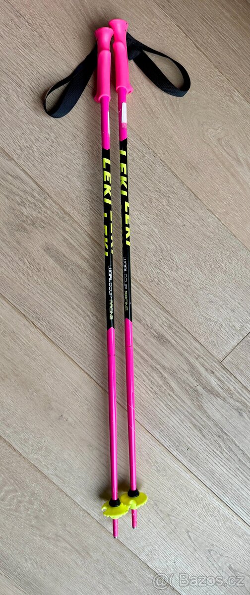 Sjezdové hole Leki Racing Kids 90cm