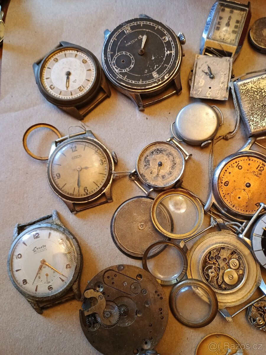 Hodinky a soucastky