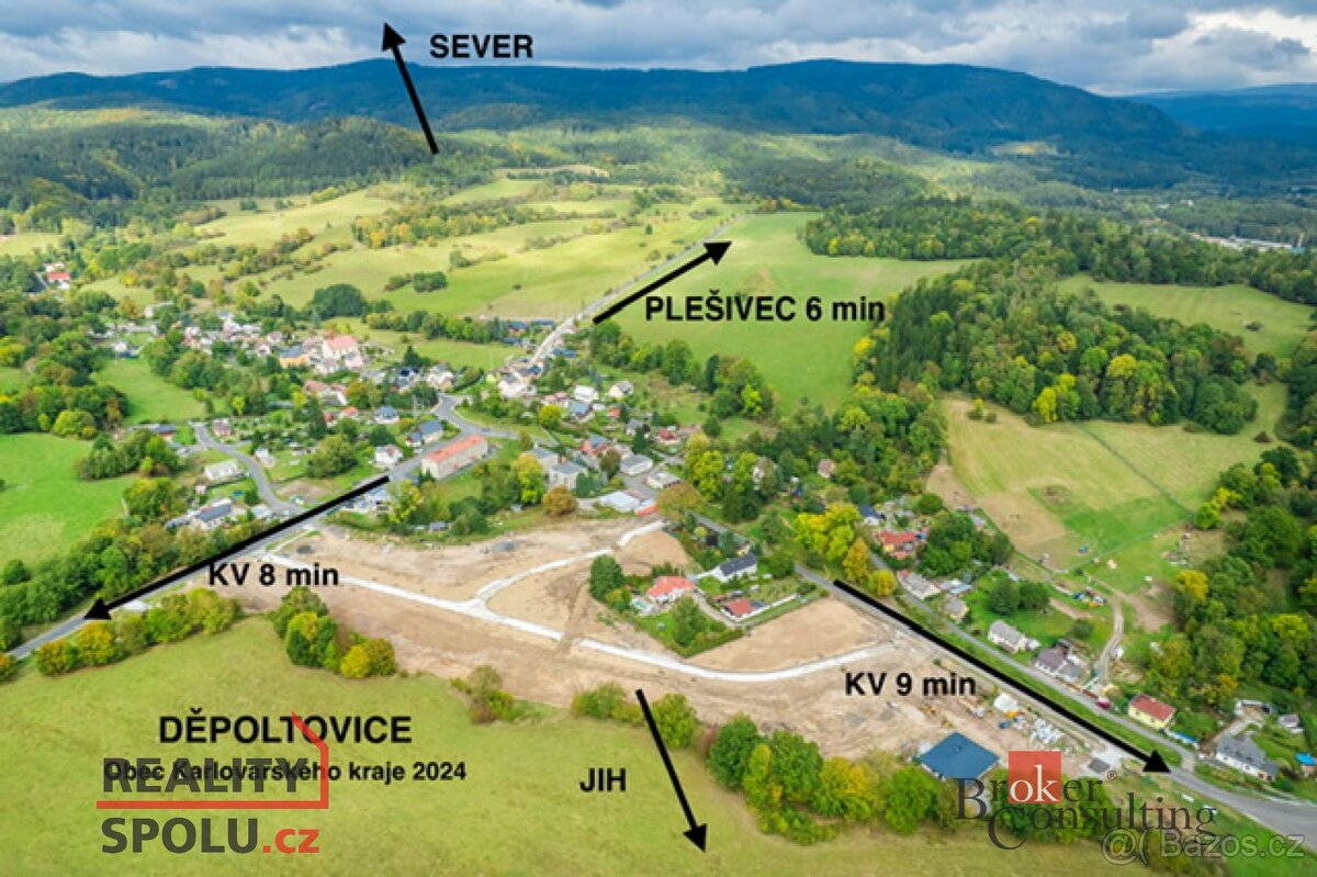 Prodej, pozemky/bydlení, 701 m2, Děpoltovice, Karlovy Vary [