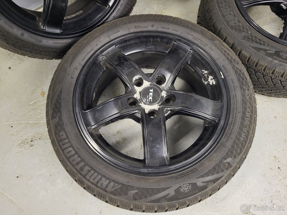 Alu kola 16" TEC 5x112 zimní pneu