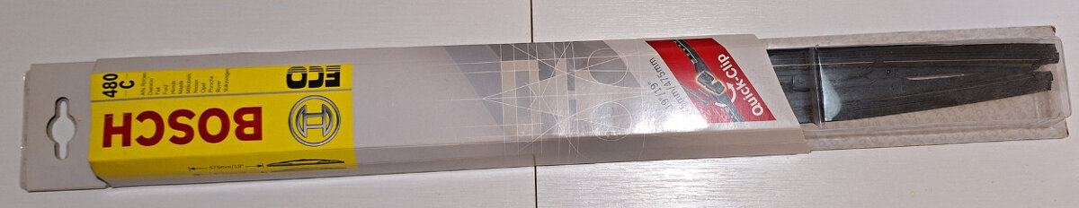 Prodám nové stěrače BOSCH Eco 480C sada