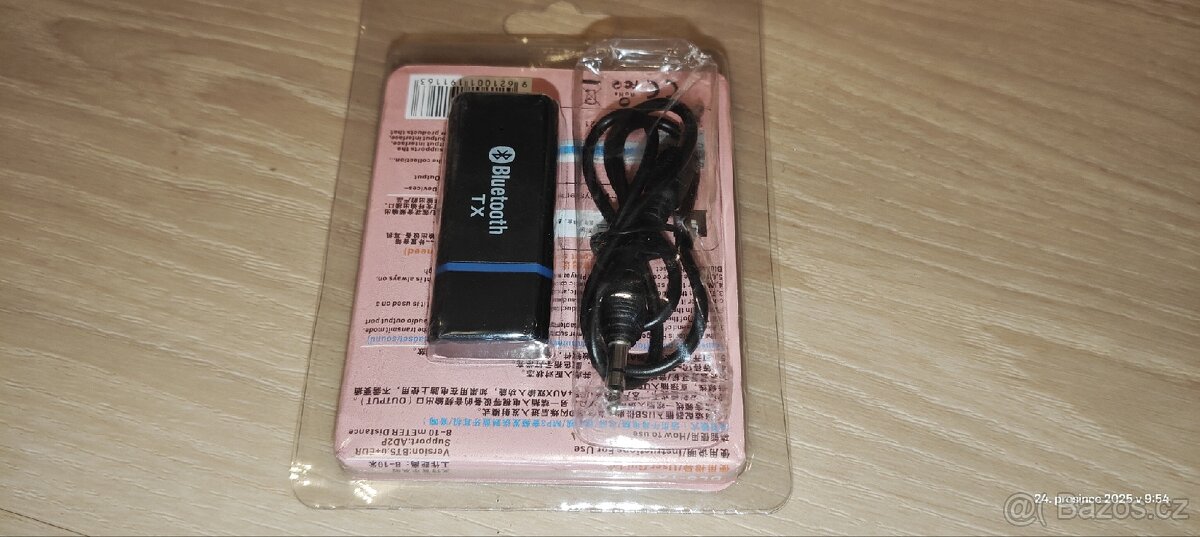 AUX 3.5 mm na BT převaděč vysílač