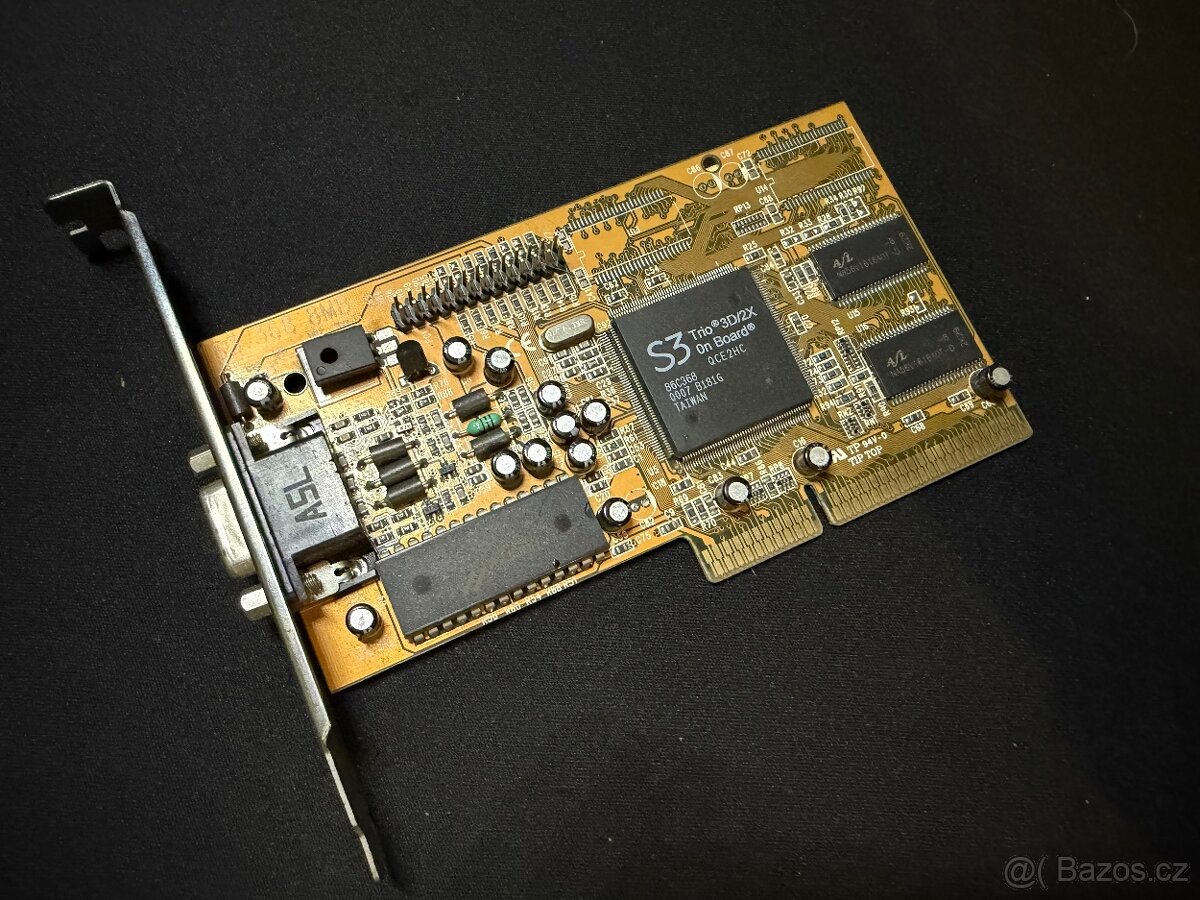 S3/Trio 3D/2X 4MB AGP grafická karta