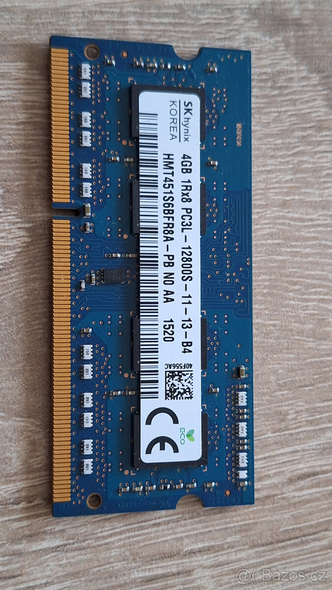 HYNIX 4GB / 1600 Mhz / DDR3 / SO-DIMM