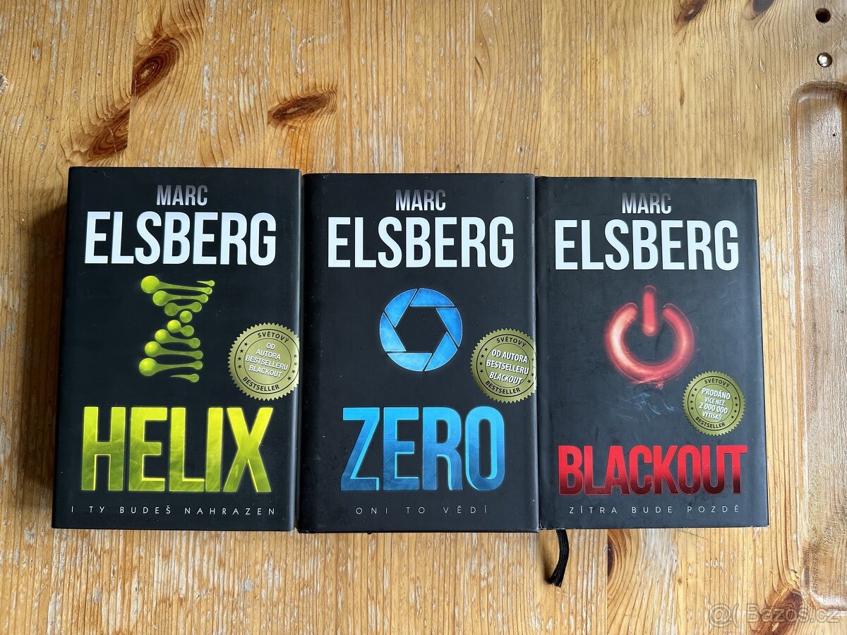 Marc Elsberg série knih Zero, Helix, Blackout