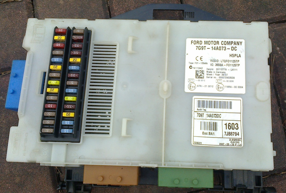 ford mondeo mk4 2007-2010 BCM 7G9T-14A073-DC