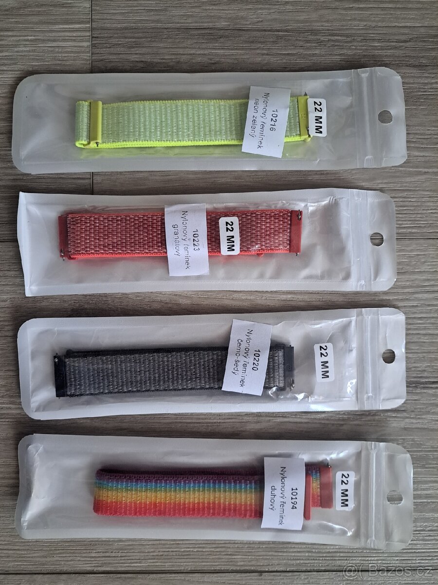Nylonove reminky k hodinkam 22 mm