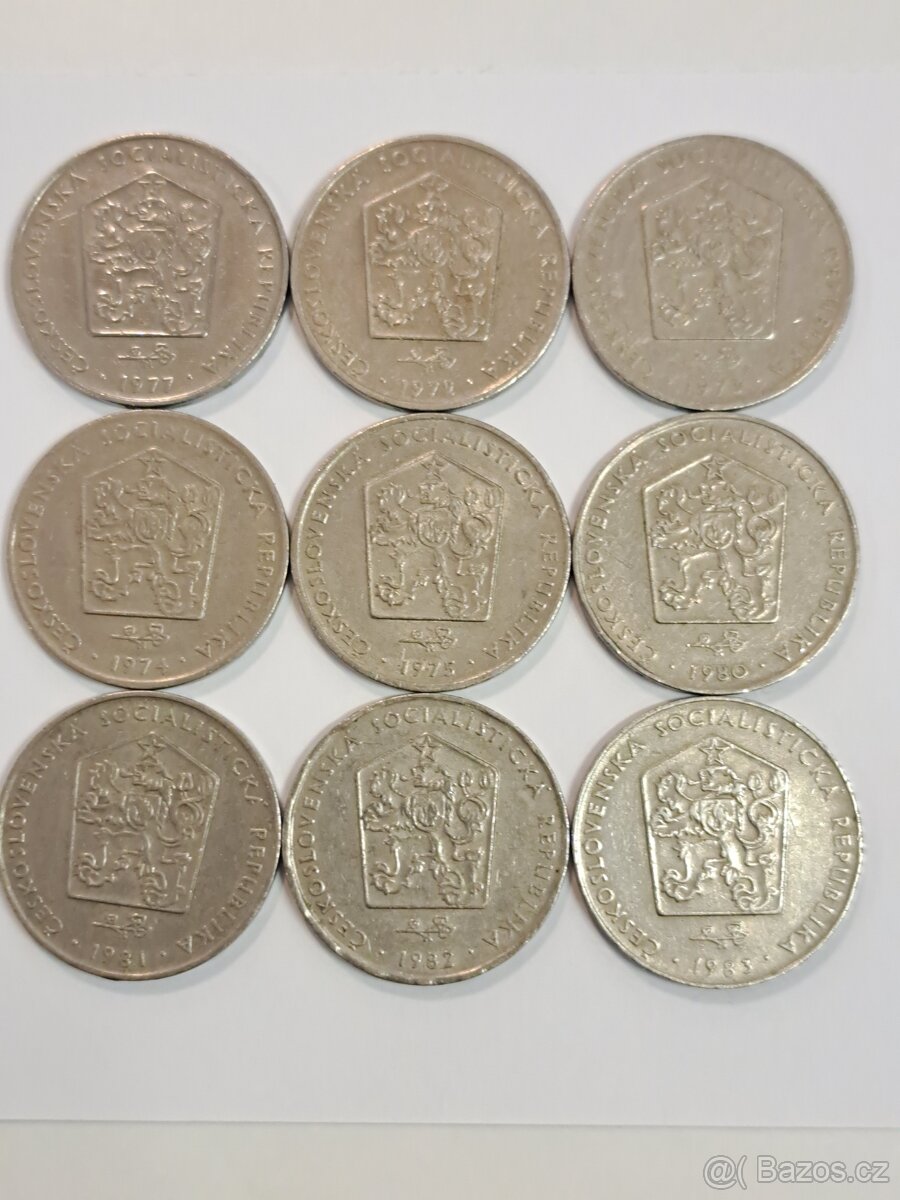 Mince 2 koruna kčs