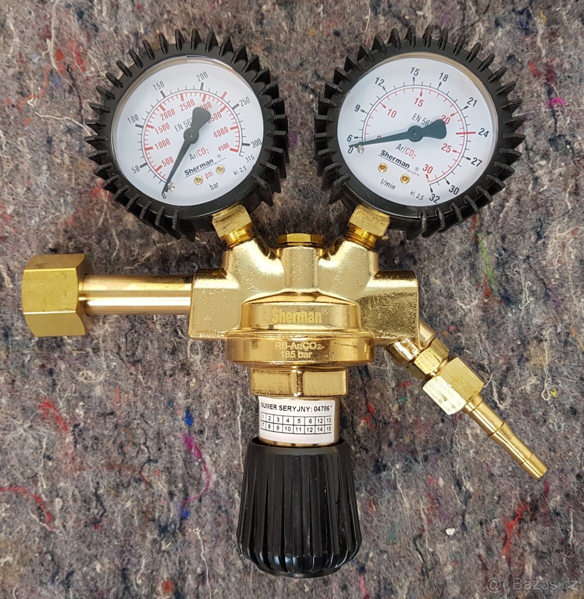 Nový profi redukční ventil Sherman TURBO Ar/CO2
