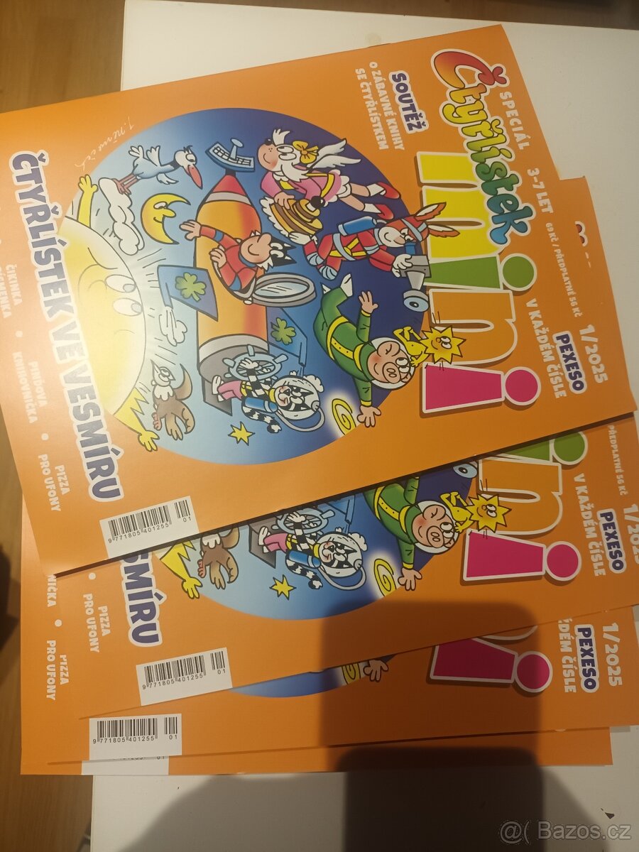 Čtyřlístek mini 3-7LET 10ks 300kč