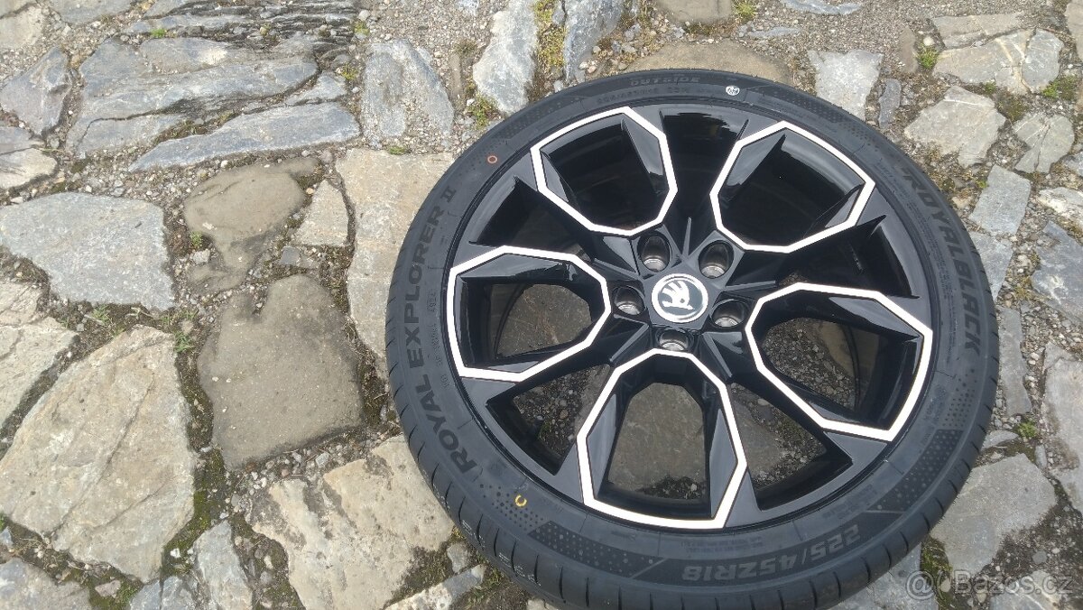 nová al kola 18 5x112 na ŠKODA + PNEU
