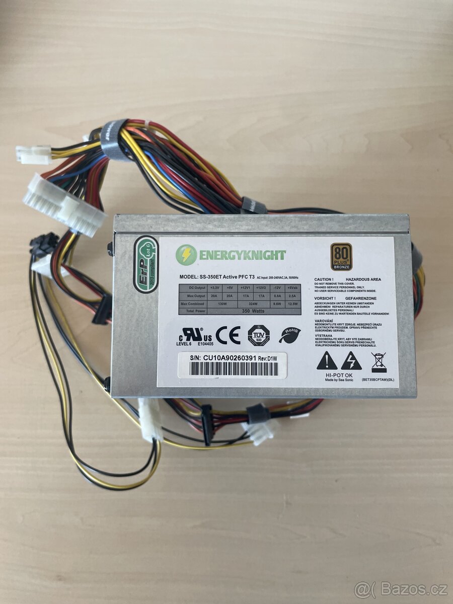 PC zdroj EnergyKnight SS-350ET 350W