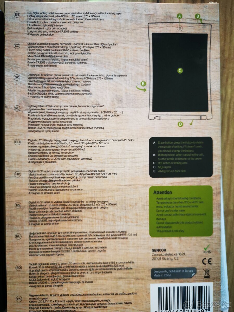 Digitální LCD tablet