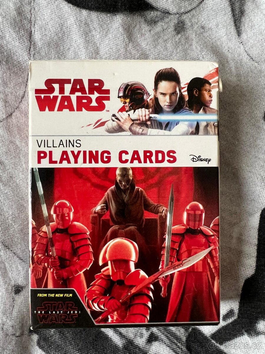 Nový Star Wars balíček hracích karet