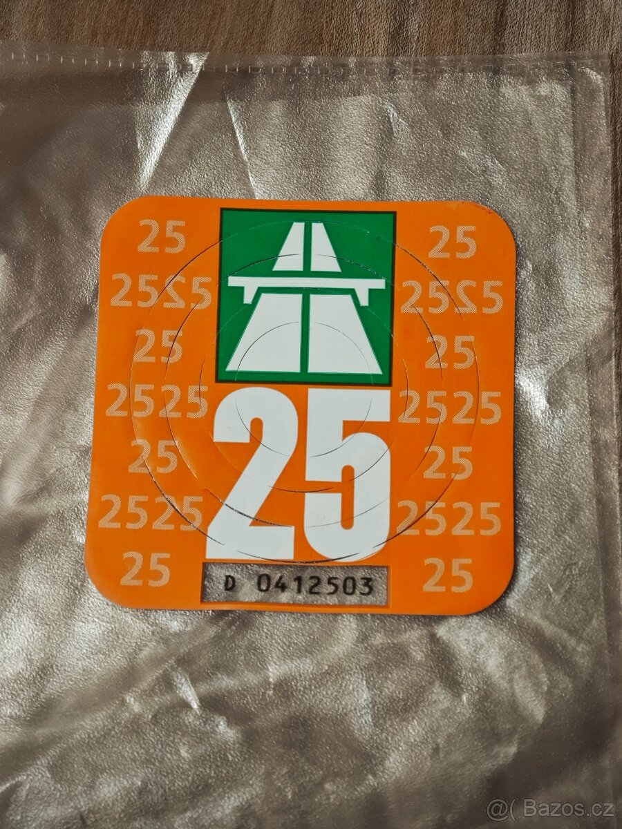 Švýcarská dálniční známka 2025