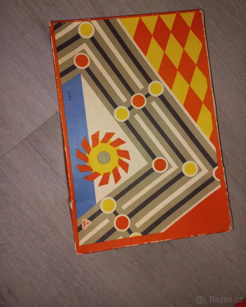 Stará retro hra Mlýn, Dáma v původním obalu Tofa