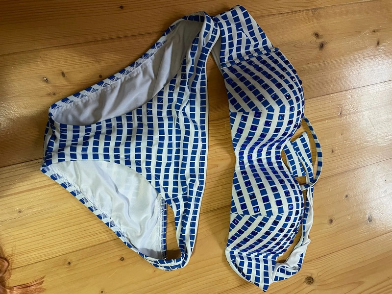 Dámské plavky vel. spodní díl vel. L, spodní díl vel. košíčk