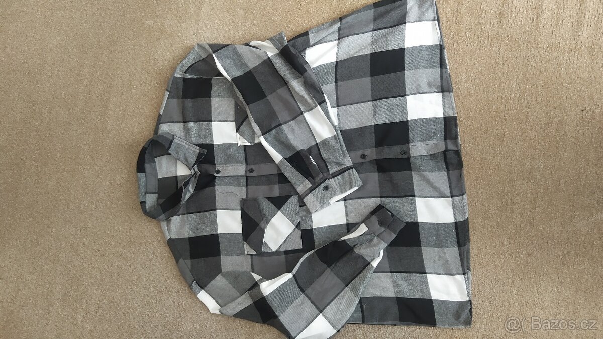 Pánská nadměrná košile 7xl, teplá