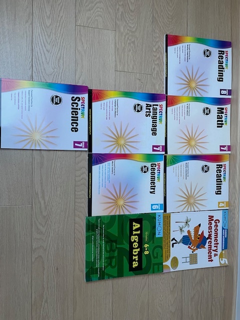 Cvičebnice matematiky a jazyka v angličtině