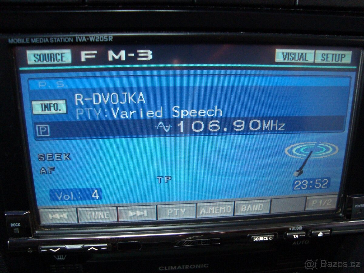 Autorádio Alpine  W 205 R na CD