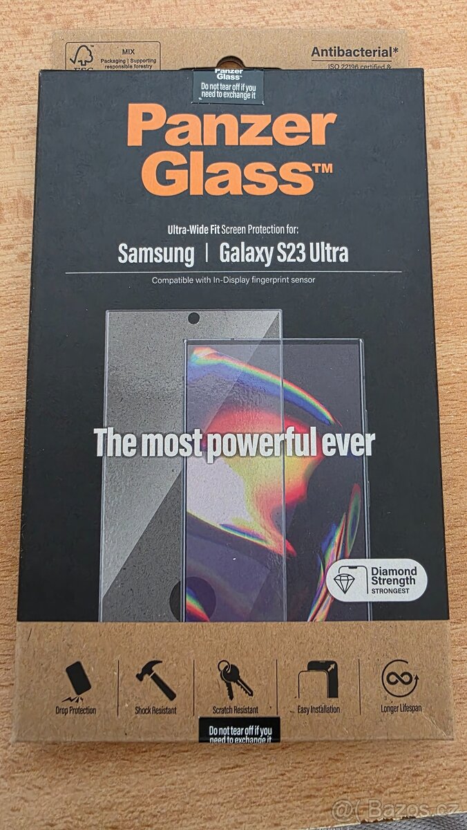Galaxy S23 Ultra Ochranné sklo panzer glass