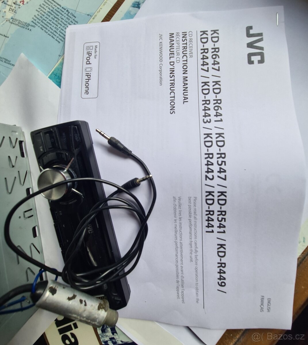 JVC autorádio CD+US+AUX